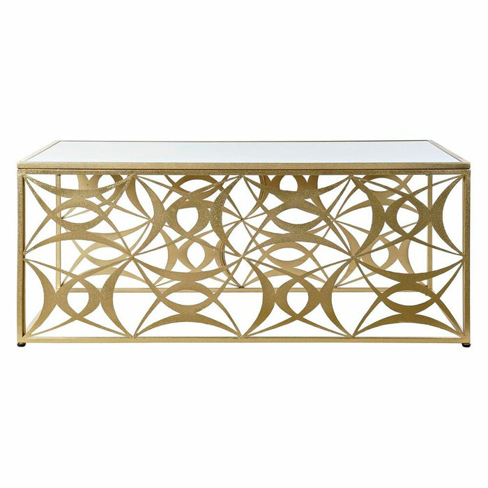 Masa de Cafea DKD Home Decor Oglindă Metal (110 x 60 x 46 cm)