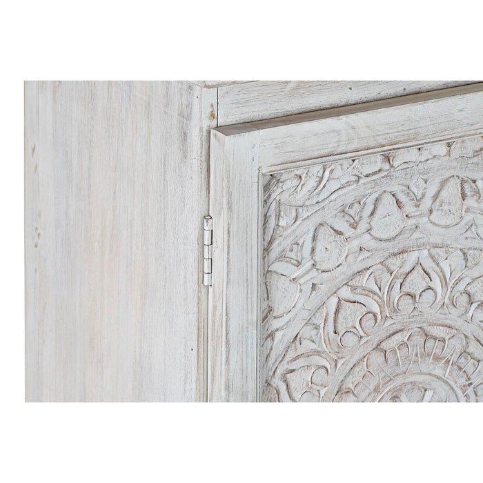 Servantă DKD Home Decor Metal Lemn de mango Alb Multicolor 30 x 40 cm 72 x 40 x 87 cm