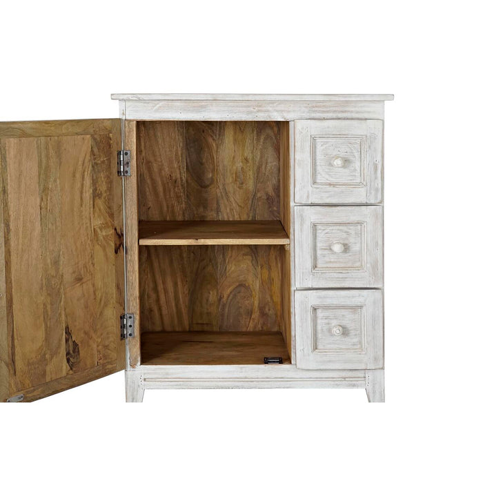 Servantă DKD Home Decor Metal Lemn de mango Alb Multicolor 30 x 40 cm 72 x 40 x 87 cm