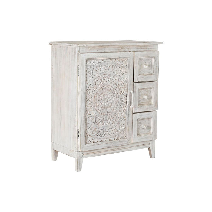 Servantă DKD Home Decor Metal Lemn de mango Alb Multicolor 30 x 40 cm 72 x 40 x 87 cm