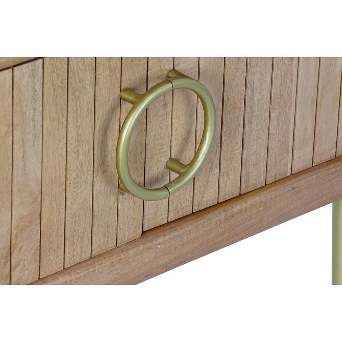 Mobilă TV DKD Home Decor Auriu* Maro Lemn de mango (147 x 40 x 60 cm)