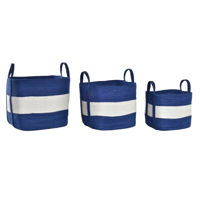 Set de Coșuri DKD Home Decor Iută (40 x 32 x 40 cm)