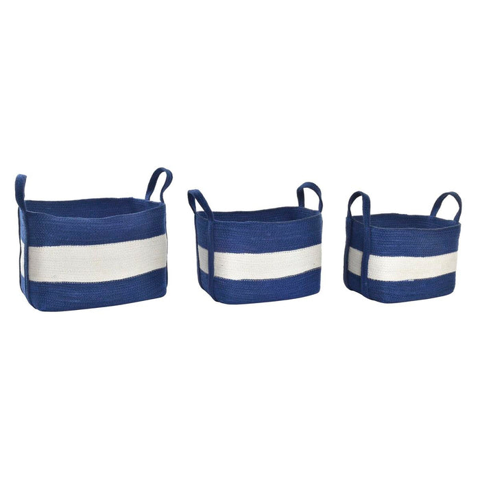 Set de Coșuri DKD Home Decor Iută (35 x 25 x 34 cm)