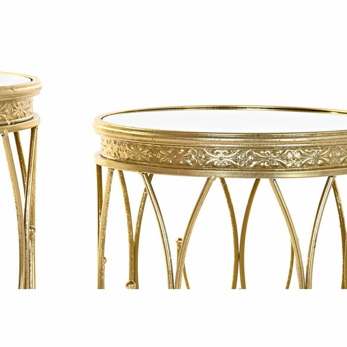 Set de 2 Măsuțe DKD Home Decor Auriu* 40 x 40 x 54 cm