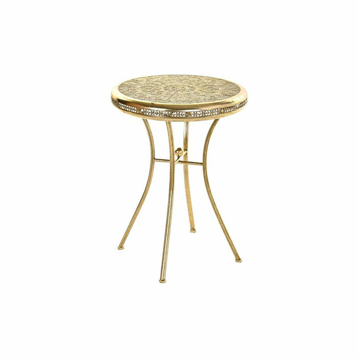 Masa laterală DKD Home Decor Auriu* Metal Arab (42 x 42 x 57 cm)