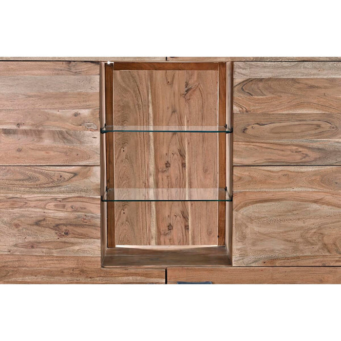 Dulap DKD Home Decor   145 x 40 x 153 cm Geam Maro Salcâm