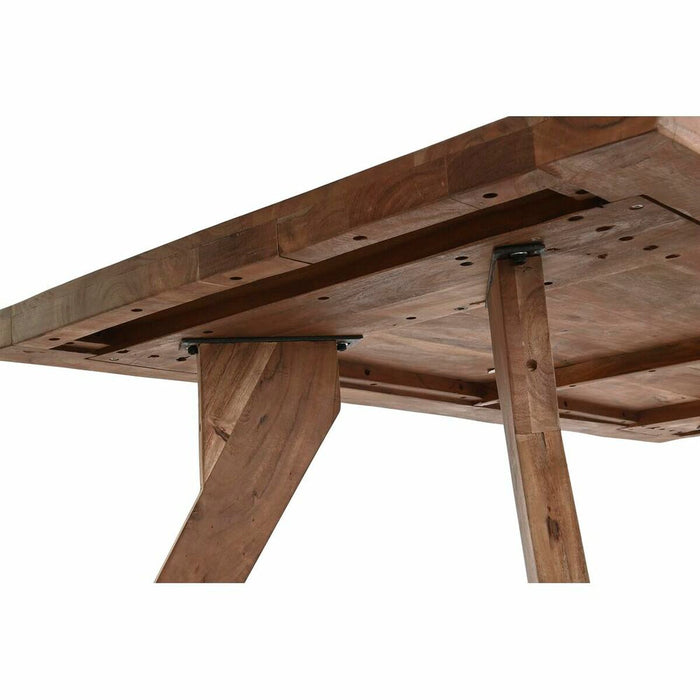 Masă de Sufragerie DKD Home Decor Maro Natural Lemn Lemn de salcâm 200 x 90 x 77 cm