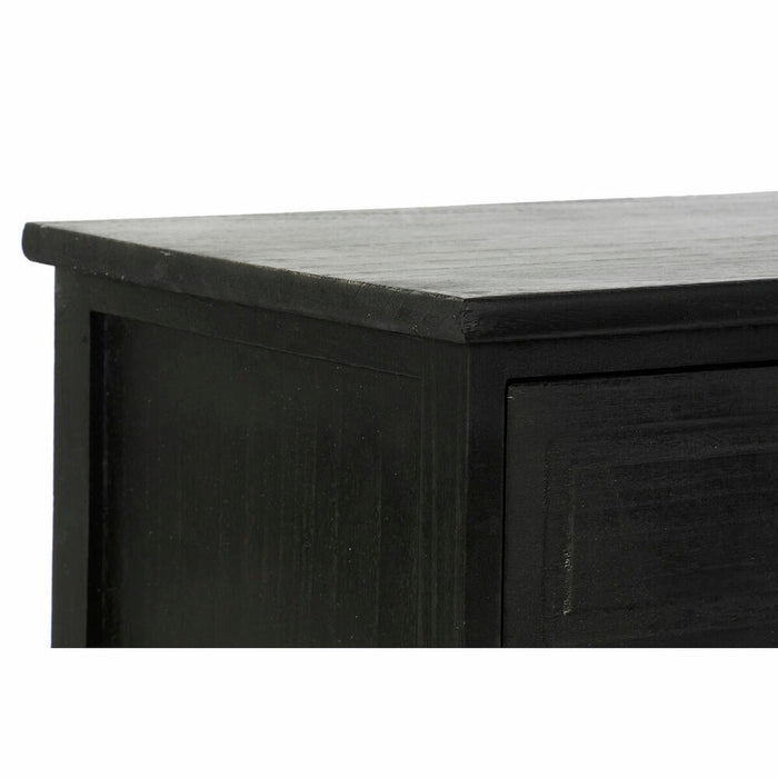 Dulap cu Sertare DKD Home Decor Natural Negru Vintage Lemn de paulownia (40 x 30 x 58,5 cm)