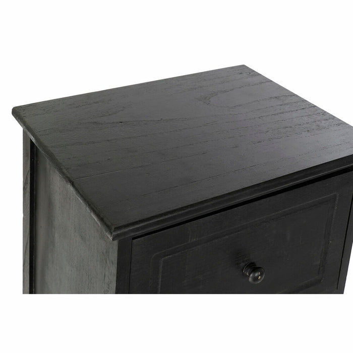 Dulap cu Sertare DKD Home Decor Natural Negru Vintage Lemn de paulownia (40 x 30 x 90,5 cm)