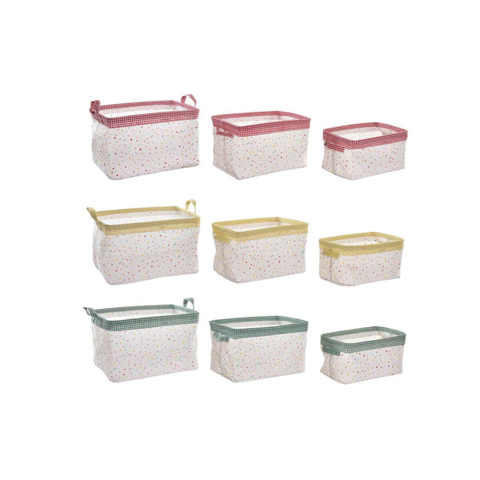 Set de Coșuri DKD Home Decor 35 x 21 x 20 cm