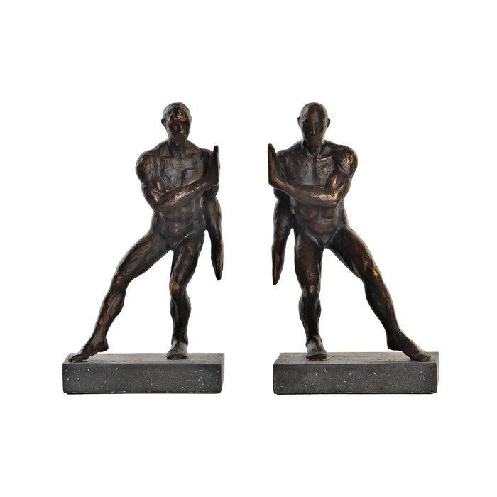 Zarážka DKD Home Decor Cupru Rășină Bărbați (14 x 8,4 x 25 cm)