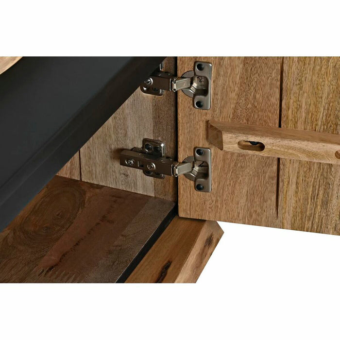 Mobilă TV DKD Home Decor Negru 145 x 45 x 50 cm Maro Lemn de mango