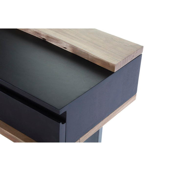 Consolă DKD Home Decor 115 x 40 x 80 cm Negru Lemn Maro Gri închis Lemn de mango