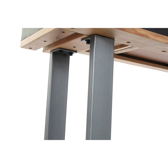 Consolă DKD Home Decor 115 x 40 x 80 cm Negru Lemn Maro Gri închis Lemn de mango