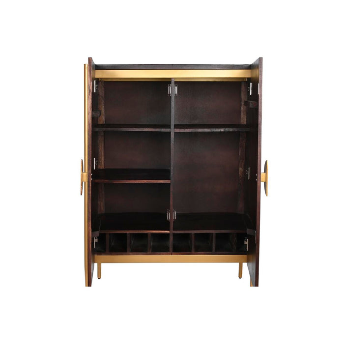 Servantă DKD Home Decor Lemn Metal Negru 80 x 40 x 120 cm