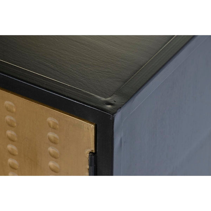 Mobilă TV DKD Home Decor Negru Metal Lemn (120 x 37 x 50 cm)