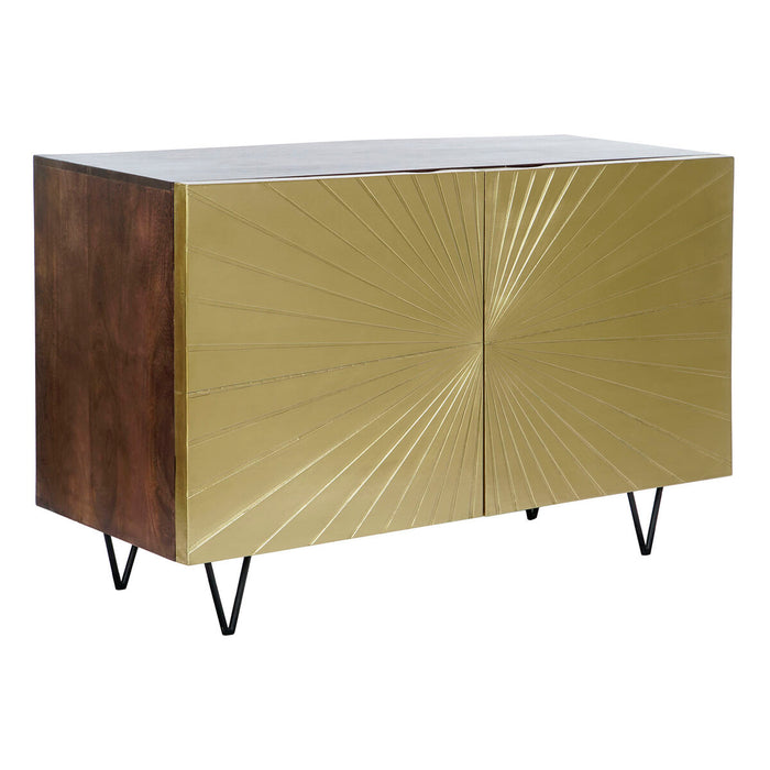 Servantă DKD Home Decor Auriu* Maro închis Lemn Metal 120 x 45 x 75 cm