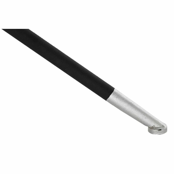 Masa laterală DKD Home Decor 80 x 80 x 48 cm Geam Natural Argintiu Negru Metal
