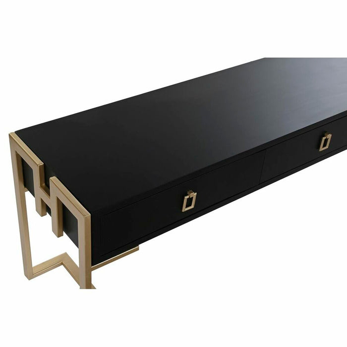 Masa de Cafea DKD Home Decor 150 x 36 x 48 cm Metal Lemn Aluminiu