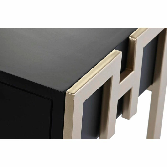 Masa de Cafea DKD Home Decor 150 x 36 x 48 cm Metal Lemn Aluminiu