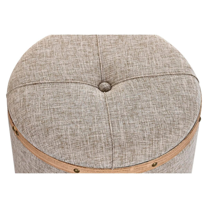 Banchetă DKD Home Decor   Bej Natural Lemn Metal Plastic 30 x 40 cm 120 x 44 x 43 cm