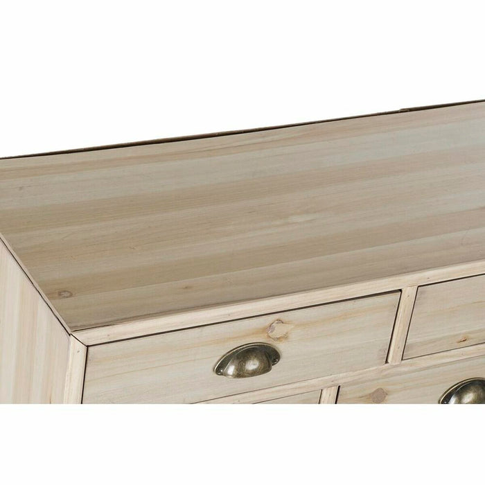Dulap cu Sertare DKD Home Decor Natural Lemn MDF Bleumarin Gri deschis (120 x 36 x 68 cm)