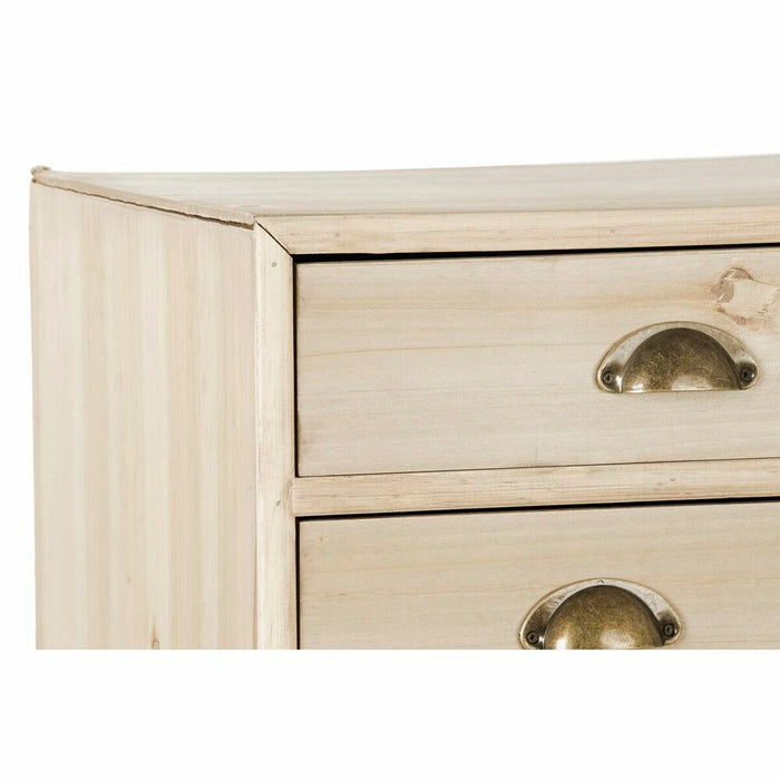 Dulap cu Sertare DKD Home Decor Natural Lemn MDF Bleumarin Gri deschis (120 x 36 x 68 cm)