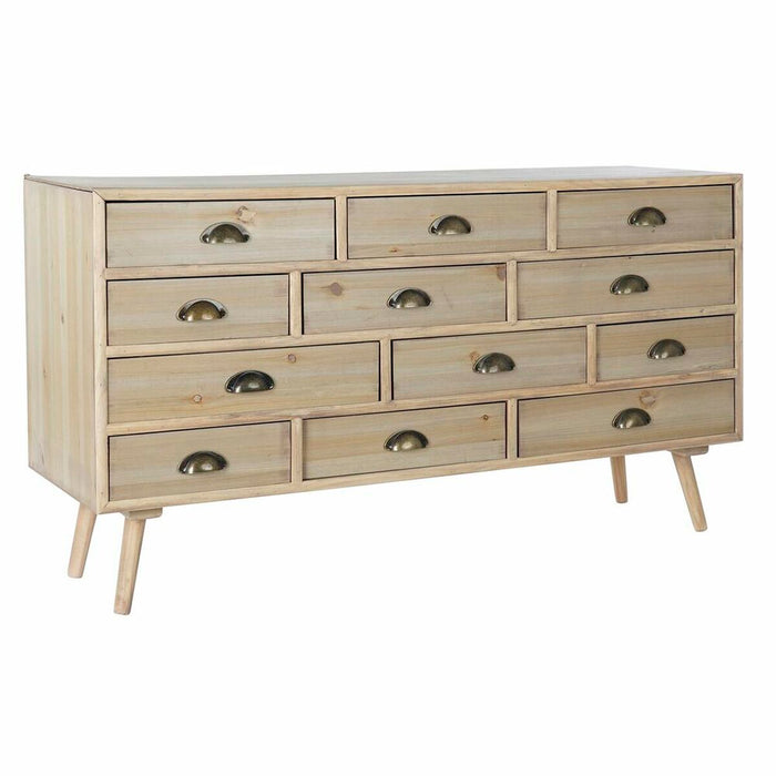 Dulap cu Sertare DKD Home Decor Natural Lemn MDF Bleumarin Gri deschis (120 x 36 x 68 cm)