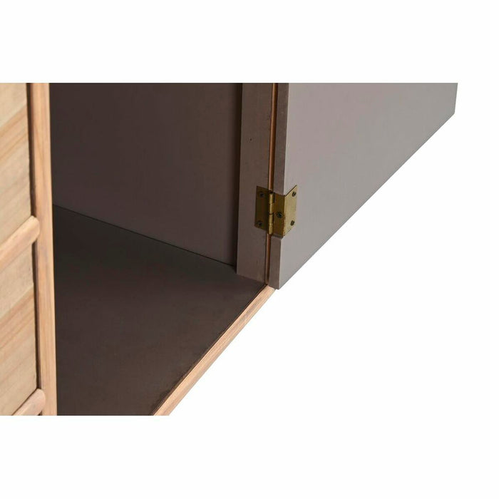 Servantă DKD Home Decor   Albastru Natural Bleumarin Gri deschis Lemn Lemn MDF 100 x 35 x 89 cm