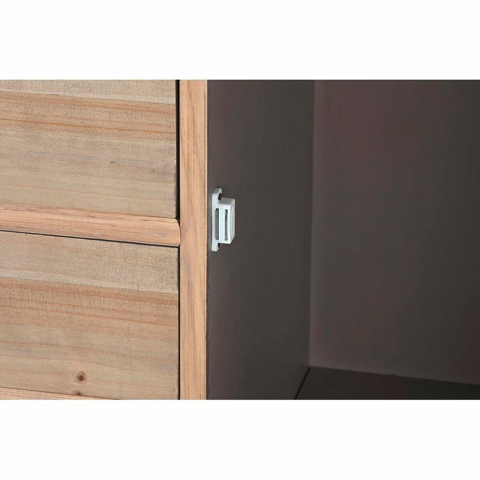 Servantă DKD Home Decor   Albastru Natural Bleumarin Gri deschis Lemn Lemn MDF 100 x 35 x 89 cm