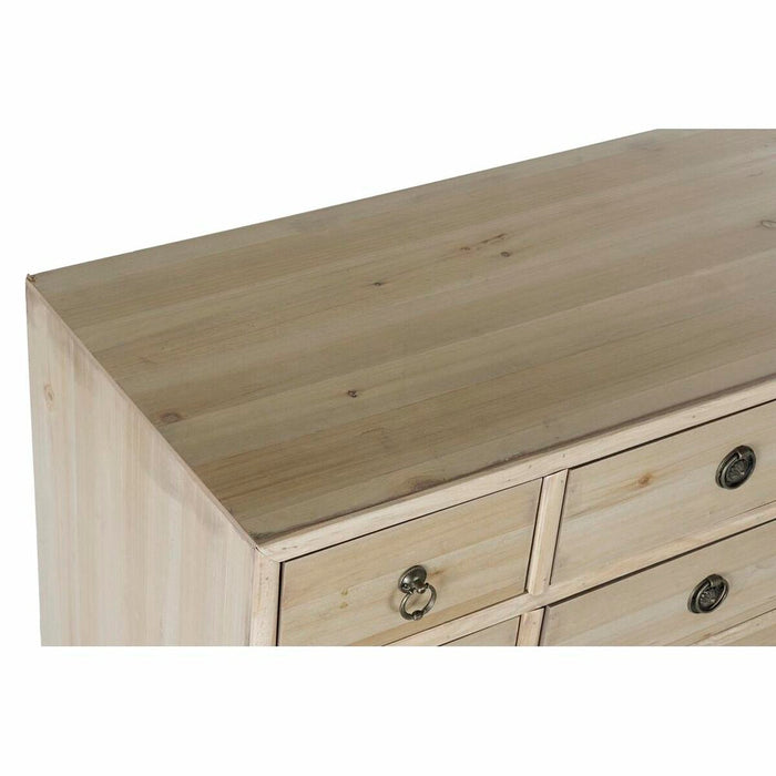 Dulap cu Sertare DKD Home Decor Natural Lemn MDF Bleumarin Gri deschis (80 x 35 x 82 cm)