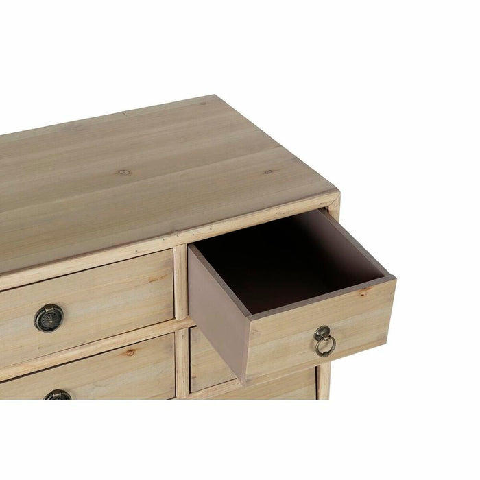 Dulap cu Sertare DKD Home Decor Natural Lemn MDF Bleumarin Gri deschis (80 x 35 x 82 cm)