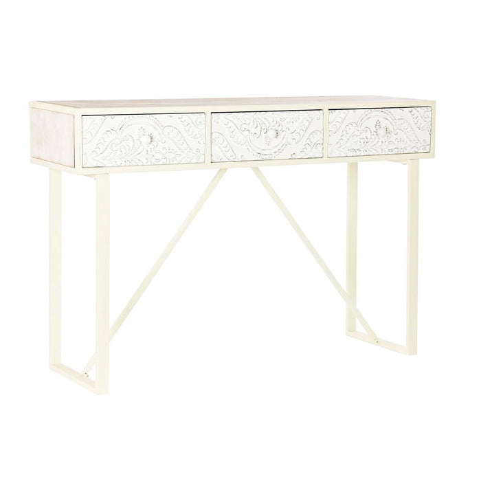 Consolă DKD Home Decor Alb Brad Lemn MDF 120 x 35 x 80 cm