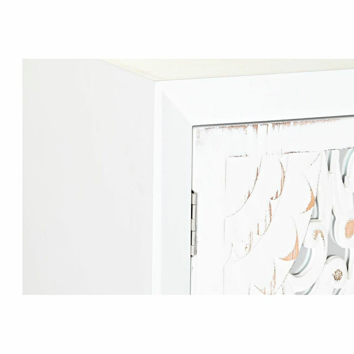 Servantă DKD Home Decor Alb Oglindă Brad MDF (80 x 35 x 102 cm)