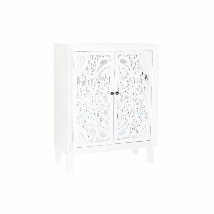 Servantă DKD Home Decor Alb Oglindă Brad MDF (80 x 35 x 102 cm)