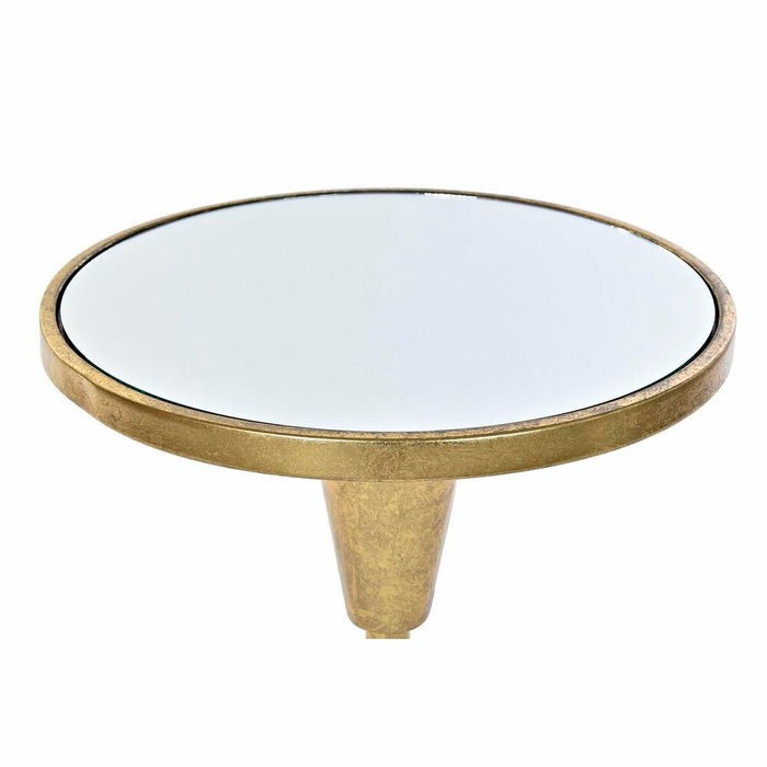 Masa laterală DKD Home Decor Auriu* Metal Oglindă 40,5 x 40,5 x 60 cm