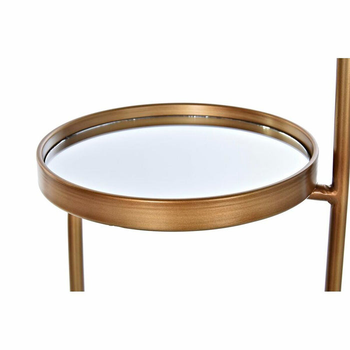 Rafturi DKD Home Decor 4 Rafturi Oglindă Metal Cupru (43 x 35 x 113 cm)
