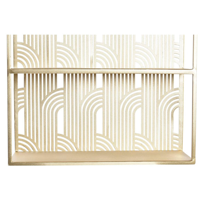 Raft DKD Home Decor Auriu* Metal 40 x 15 x 60 cm