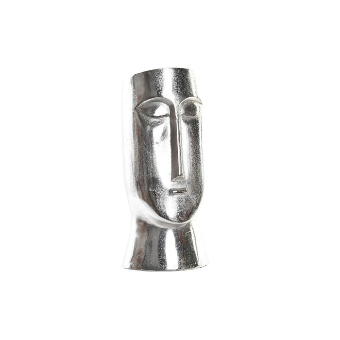 Vază DKD Home Decor Față Argintiu Aluminiu Modern (17 x 16 x 36 cm)