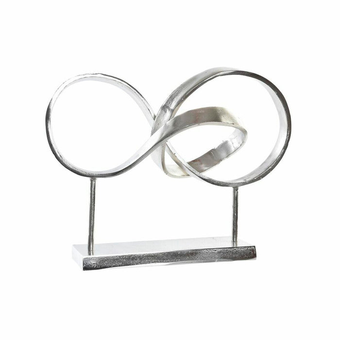 Figură Decorativă DKD Home Decor Argintiu Aluminiu (42 x 18 x 33 cm)