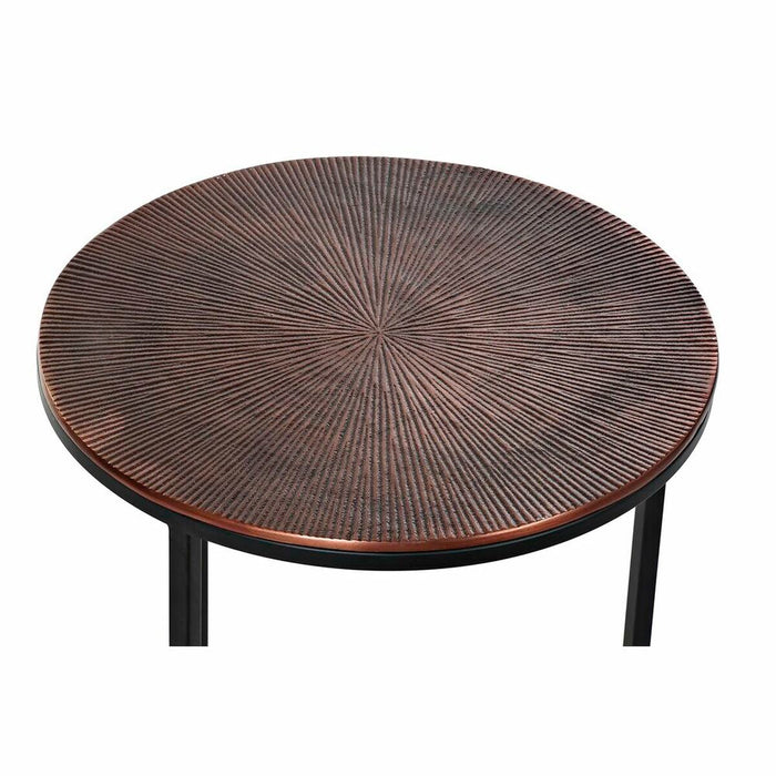 Set de 3 Măsuțe DKD Home Decor Negru Cupru Auriu* 44 x 44 x 61 cm