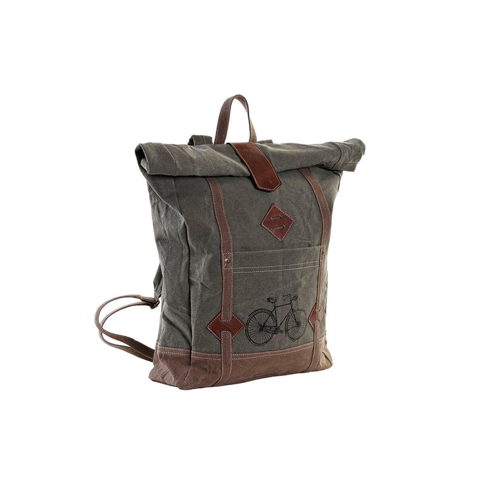 Rucsac Casual DKD Home Decor Canvas 44 x 12 x 49 cm Gri Maro
