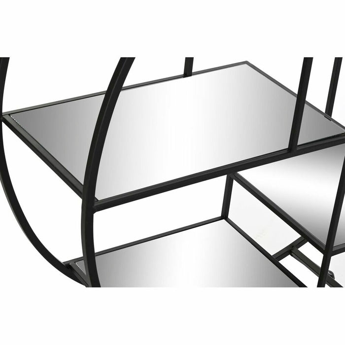 Raft DKD Home Decor Negru Metal Oglindă 95 x 27 x 105 cm