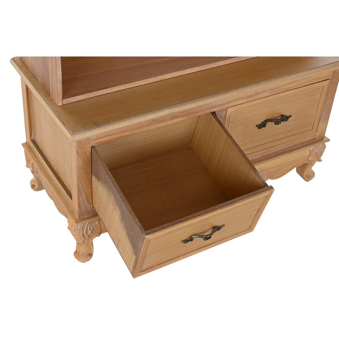 Mobilă pentru Hol cu 2 Sertare DKD Home Decor Natural Brad Lemn MDF 81,5 x 36,5 x 201 cm