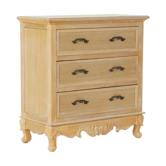 Dulap cu Sertare DKD Home Decor Natural Brad Lemn MDF Romantic 70 x 33 x 72,5 cm