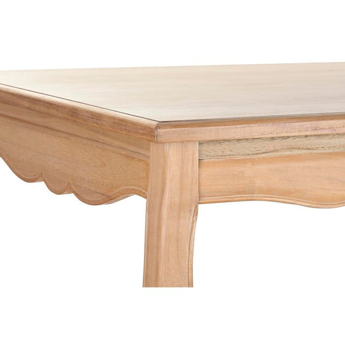 Masă de Sufragerie DKD Home Decor Natural Lemn Brad Lemn MDF 160 x 80 x 76,5 cm