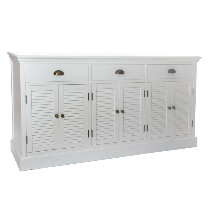 Servantă DKD Home Decor Alb Portocaliu Lemn Plastic 160 x 41 x 83 cm