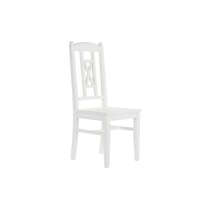 Scaun de Sufragerie DKD Home Decor 43 x 43 x 99,5 cm Alb