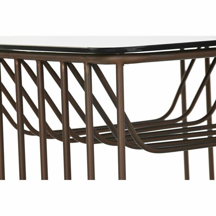 Set de 2 Măsuțe DKD Home Decor Negru Cupru 52 x 52 x 44 cm