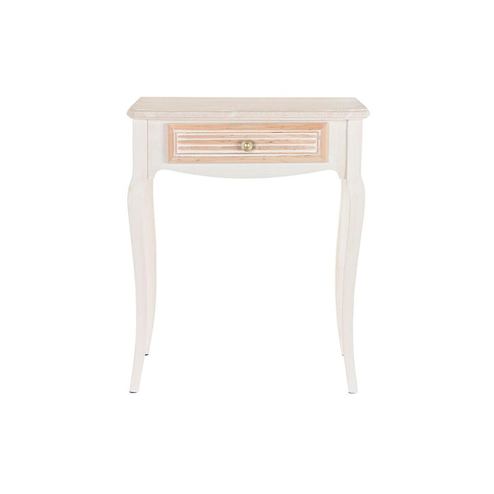 Consolă DKD Home Decor 60 x 40 x 72,5 cm Natural Lemn Alb Lemn MDF